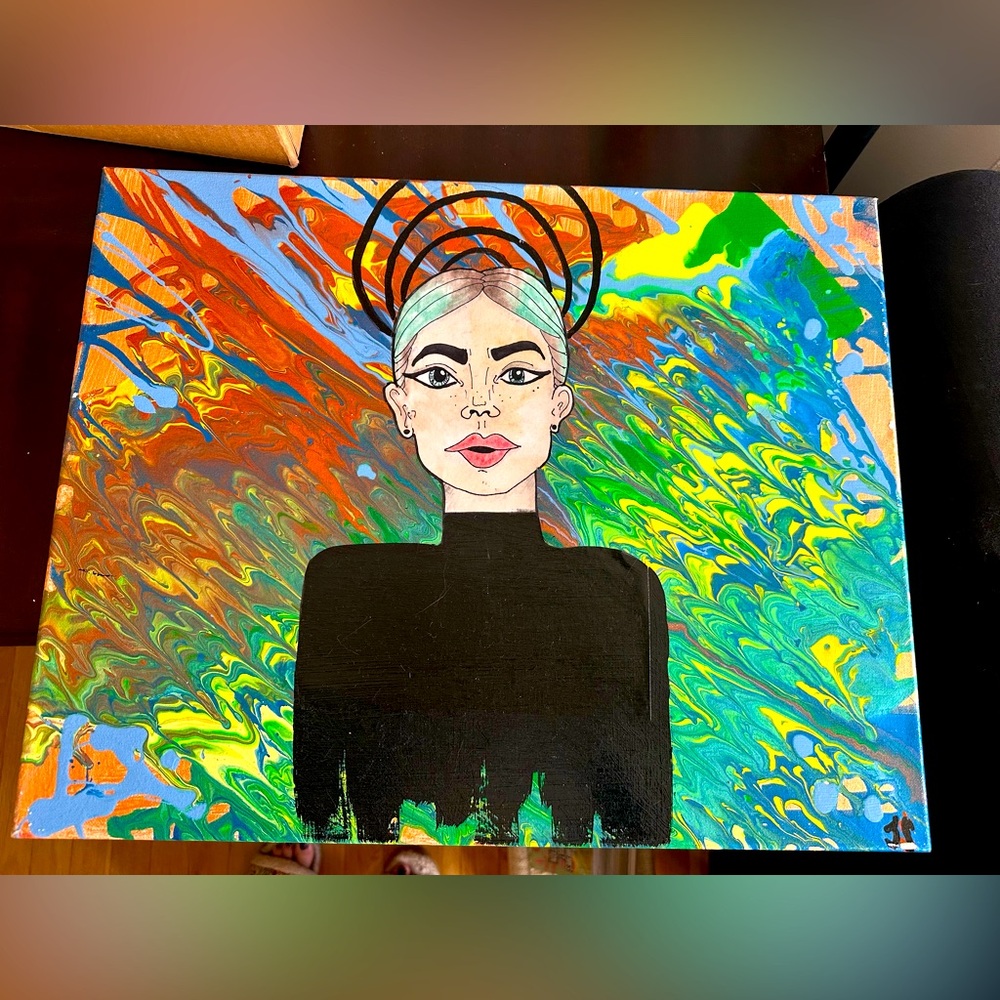 16"x20" Painting on Stretched Canvas